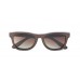 Monroe – Brown (Brown Fade) Bamboo Sunglasses