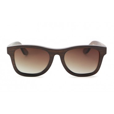 Monroe – Brown (Brown Fade) Bamboo Sunglasses